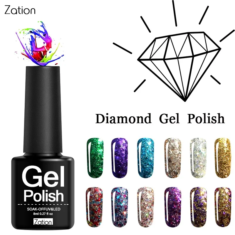 Zation مسمار الفن 3d الماس بريق الذهب احباط مسمار هلام البولندية نقع قبالة أدى محظوظ الهجين جل جل الورنيش شبه دائمة ورنيش Zation مسمار الفن 3d الماس بريق الذهب احباط مسمار هلام البولندية نقع قبالة أدى محظوظ الهجين جل جل الورنيش شبه دائمة ورنيش