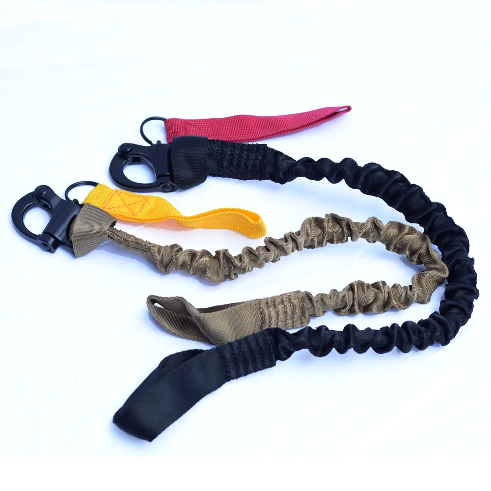 Outdoor Retractable Safety Lanyard Tie in Safety Rope Navy Seals Rifle