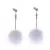 1 pair new arrival cute faux fur pompom ball dangle earrings long drop earring for women.jpg 50x50