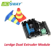 3 dsway 3D-принтеры Запчасти lerdge двойной экструдер модуль двойной экструзии печатающая головка модуль расширения 2 в 1 из hotend модуль
