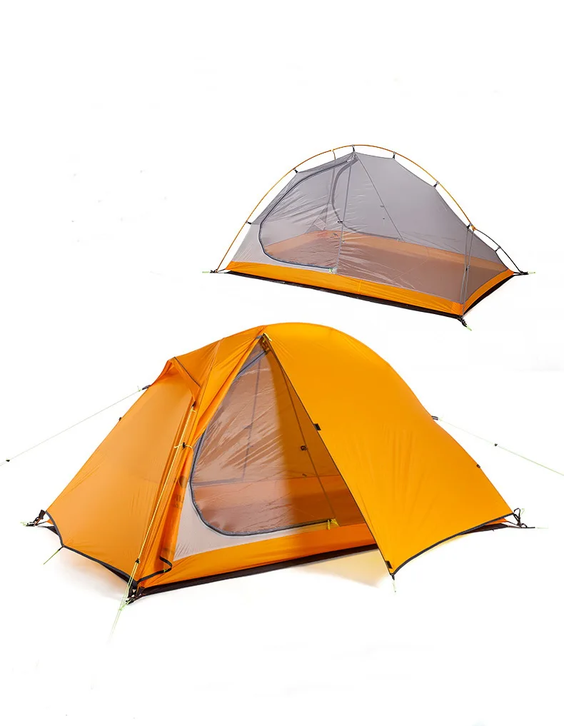 Barracas à Prova Barraca de Acampamento Naturehike Ciclismo Único Dwaterproof Água 1 2 Pessoa Mochila Trekking Montanha Pu4000 Ultraleve 5 Esporte e Lazer