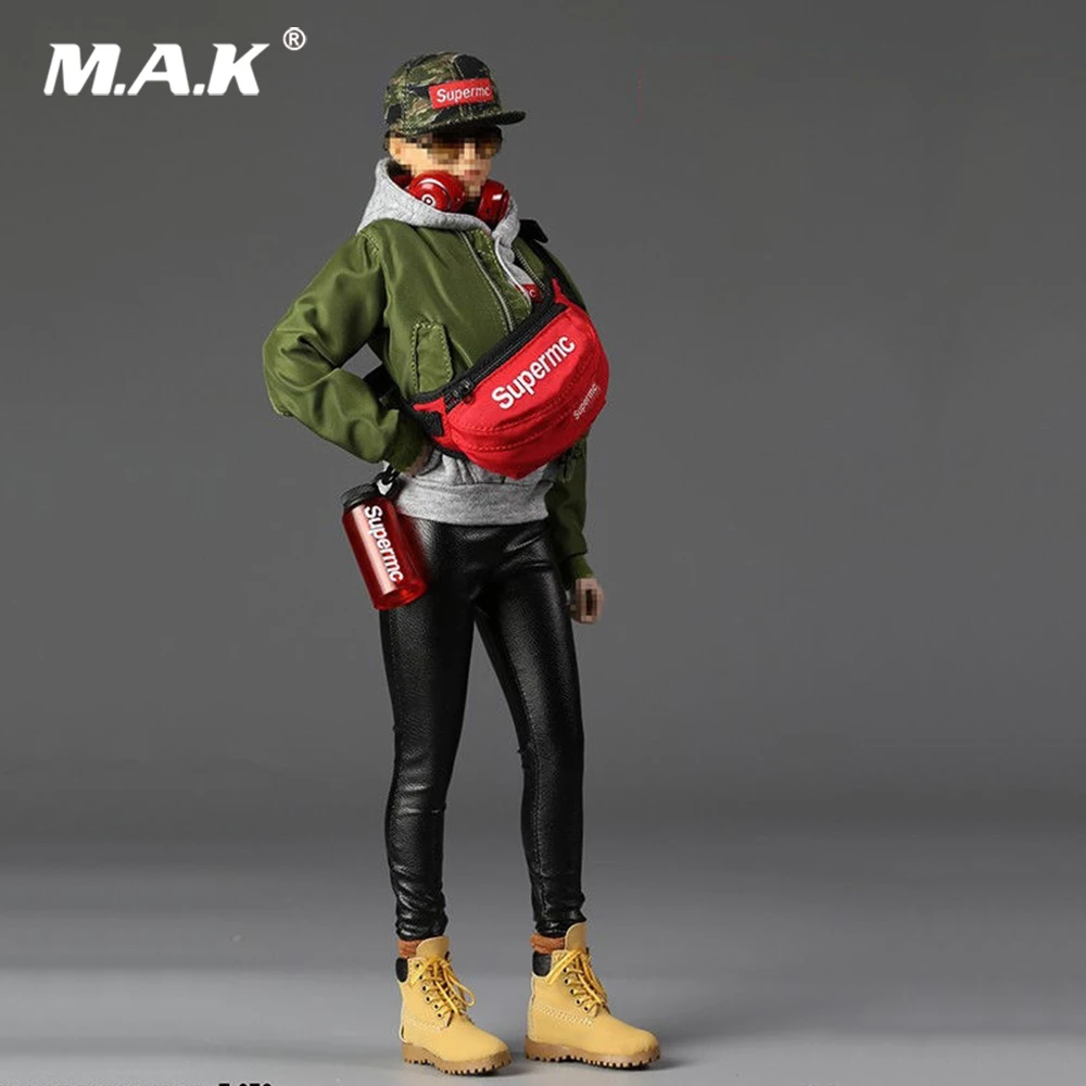 

1/6 Scale Figure Clothes Set F-076 Women's Street Style Flight Jacket Set for 12'' Action Figure Doll Accessory