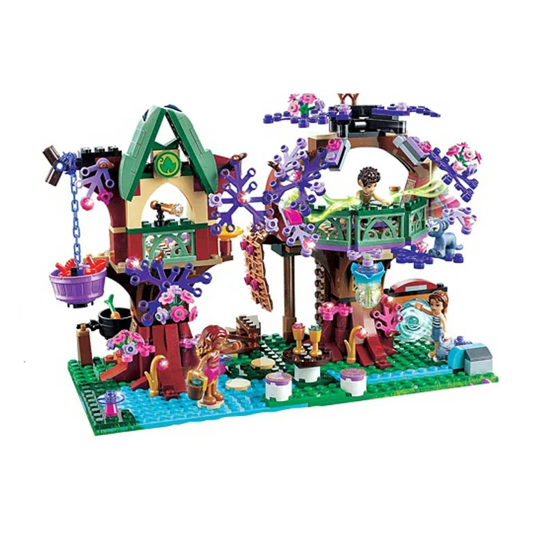 Compatible Legoe giftse 41075 10414 Aiboully Elves Treetop Hideaway Emily Jones S Building Blocks Bricks Toys | Игрушки и хобби