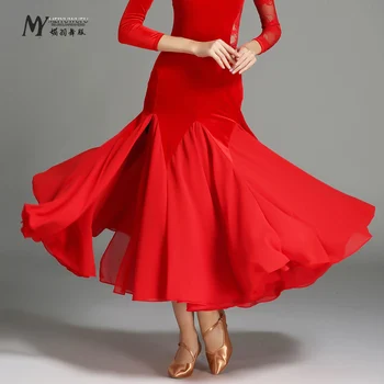 

New design Ballroom Dance costumes Woman Modern Waltz Tango skirt /standard dance clothes MY744