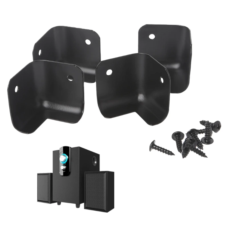 

2019 New 4Pcs/Lot AMP Angle Amplifier Speaker Cabinet Corner Sound Box Protector 2 Holes 10166