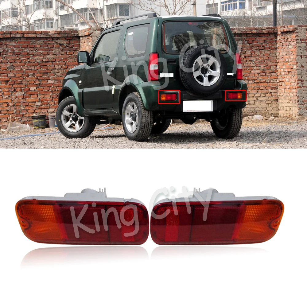 CAPQX для Suzuki Jimny 2007 2008 2009 2010 2011 2012 2013 задний бампер отражатель стоп-сигнал светильник противотуманных фар задний фонарь