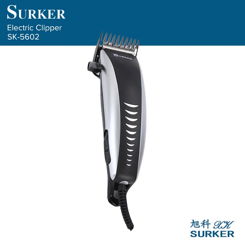 

SURKER SK-5602 Hair Clipper Family Hair Trimmer Haircut Machine with Wire for Children Adult Baby Infant EU Plug