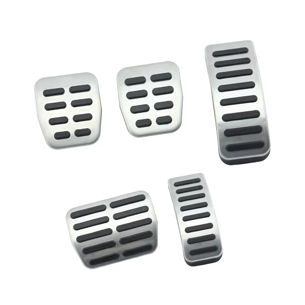 Stainless steel font b Car b font pedal Cover For Audi A3 For VW Polo 6N