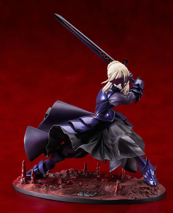 

20cm Sexy Fate stay night Black Saber Action Figures PVC brinquedos Collection Figures toys for christmas gift