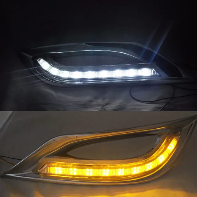 2PCS Daytime Running Lights For Hyundai SONATA 2011 2012 2013 2014 12V