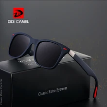 BRAND DESIGN Classic Polarized Sunglasses Men Women Driving Square Frame Sun Glasses Male Goggle UV400 Gafas Oculos De Sol aofly brand design classic polarized sunglasses men driving tr90 frame sunglasses goggles uv400 gafas oculos de sol af8091