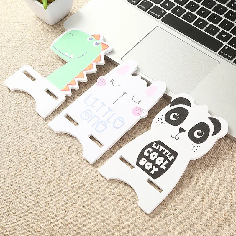 Untuk Xiaomi Tablet Desktop Dudukan Braket Malas Kartun Kayu Ponsel Ringan Lucu Ponsel untuk Iphone Kasus Film