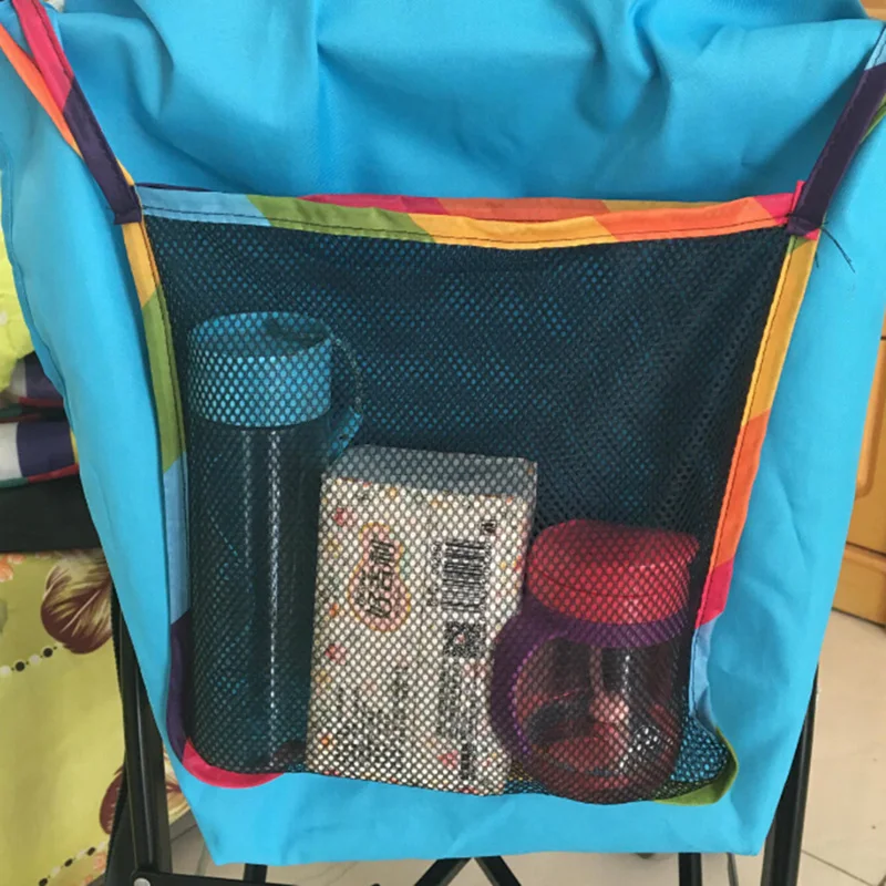 

Practical Baby Trolley Net Pocket Infant Stroller Mesh Bottle Diaper Storage Organizer Bag Holder