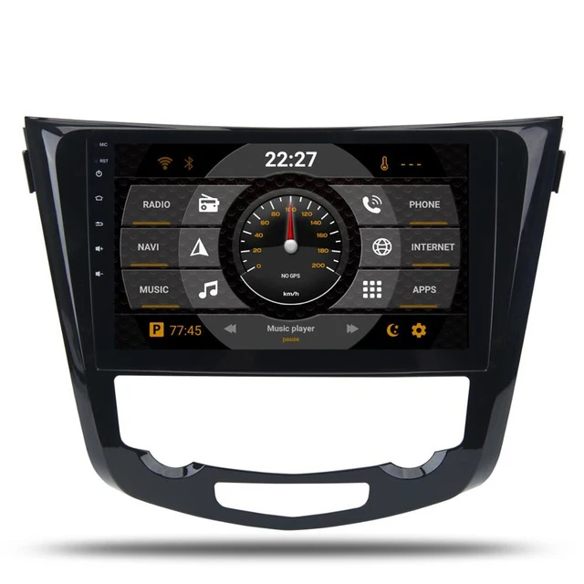 Cheap 10.2" Android 8.0 Car GPS Radio Player for Nissan X-Trail Qashqail 2014 2015 2016 2017 with Octa Core 4GB+32GB Stereo Multimedia 1