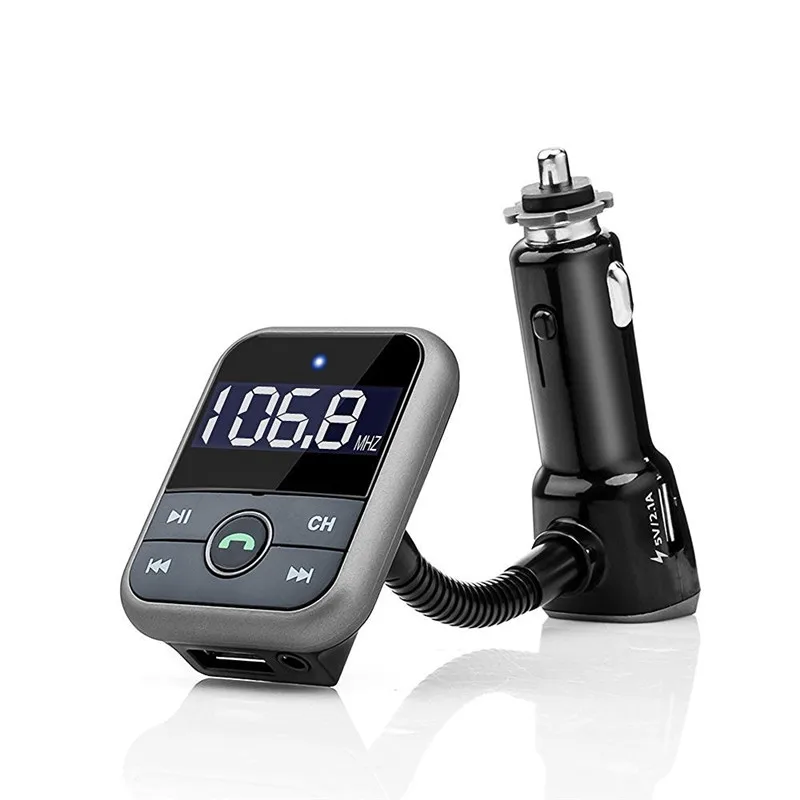 

Wireless Bluetooth Car MP3 Player FM Transmitter Radio LCD SD USB Charger Kit(black)
