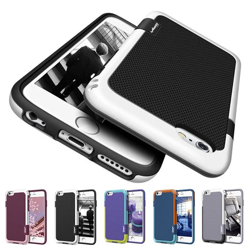 

Heavy Duty Impact Shockproof Armor coque Case for iPhone 6 6S 7 8 Plus X XR XS Max Case Hard PC Soft TPU Rubber Silicone Case