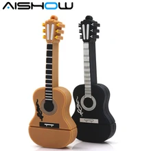 100% real capacity Musical Instrument Guitar Usb Flash Drive / Memory Stick 2gb 4gb 8gb 16gb 32gb 64gb drop