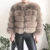 2021 новый стиль натуральный мех пальто 100% натуральный мех куртка женская зимняя теплая кожа лисий мех пальто высокое качество меховой жилет Бесплатная доставка