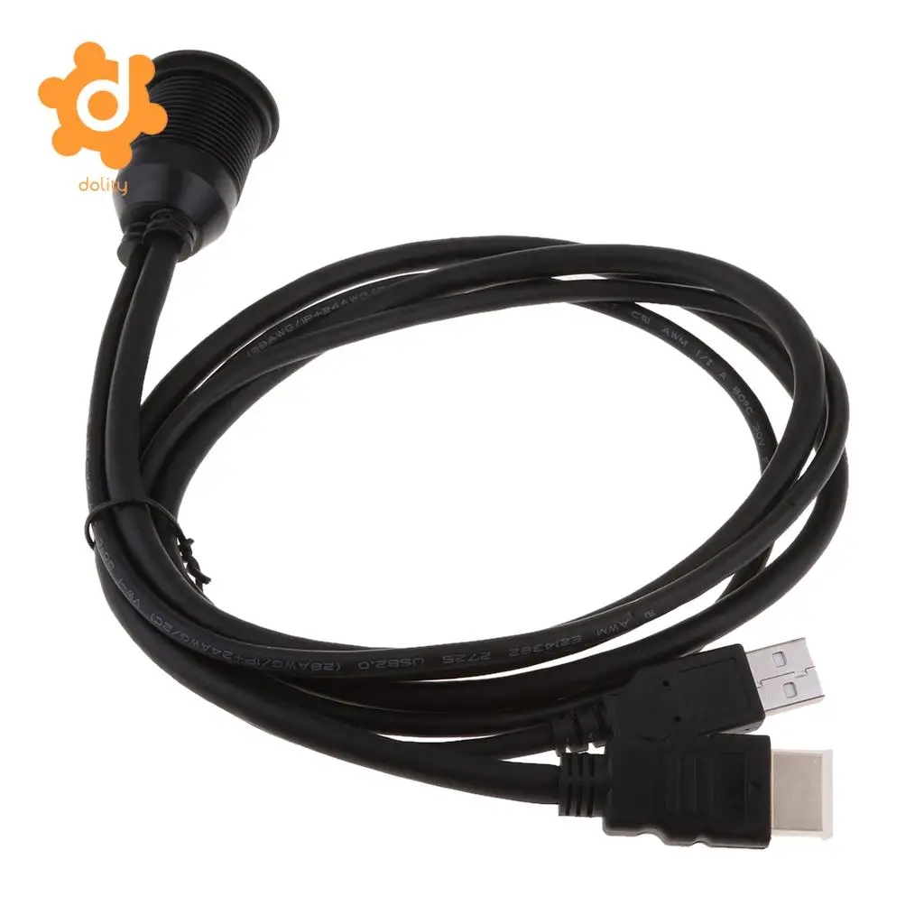 1 м (3 фута) USB 3 0 и HDMI папа к Женский Расширение приборной панели кабель для