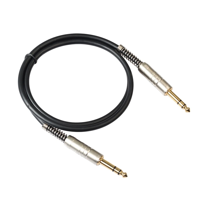 

6.35Mm Male To Male Trs Stereo Audio Electric Guitars Cable With Metal Housing,For Electric Guitars,Microphones,Amplifiers,Ste