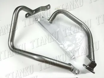 

Gray Motorcycle Metal Engine Guard Crash Bar For Kawasaki Z1000 2010-2017