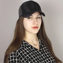 Бейсболка кепка женская Женские летние хвостик Бейсбол Кепки блесток открытие хвостик сетчатый головной убор женские летние Кепки s мальчиков хип-хоп Мужская шляпа Бейсбол Hat