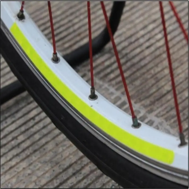 Clearance Leo 16 Strips Wheel Sticker Reflective Rim Stripe Tape MTB Road Bike Bicycle Cycling Wheel Rim Light Reflective Stickers 0