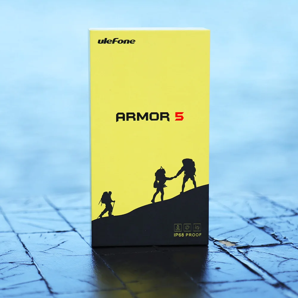 Ulefone Armor 5 IP68 водонепроницаемый смартфон 5,8" HD+ Восьмиядерный 4 Гб+ 64 Гб двойная задняя камера NFC Беспроводная зарядка Android 8,1 телефон