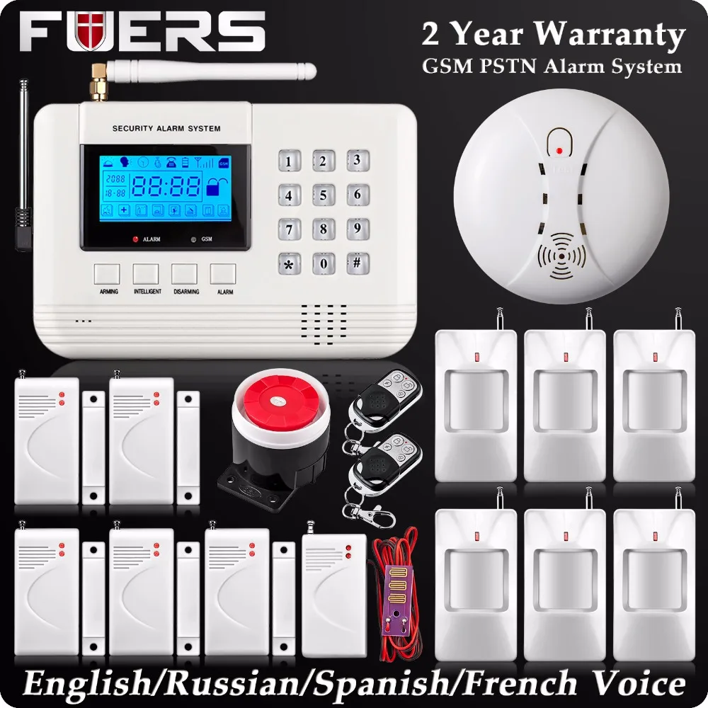 Aliexpress.com : Buy New Wireless PSTN GSM SMS Alarm LCD ...