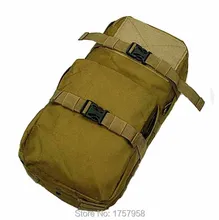 Molle MBSS 3L hidratación agua mochila mochila para chaleco táctico viaje Riding Bike agua de la bicicleta bolsa