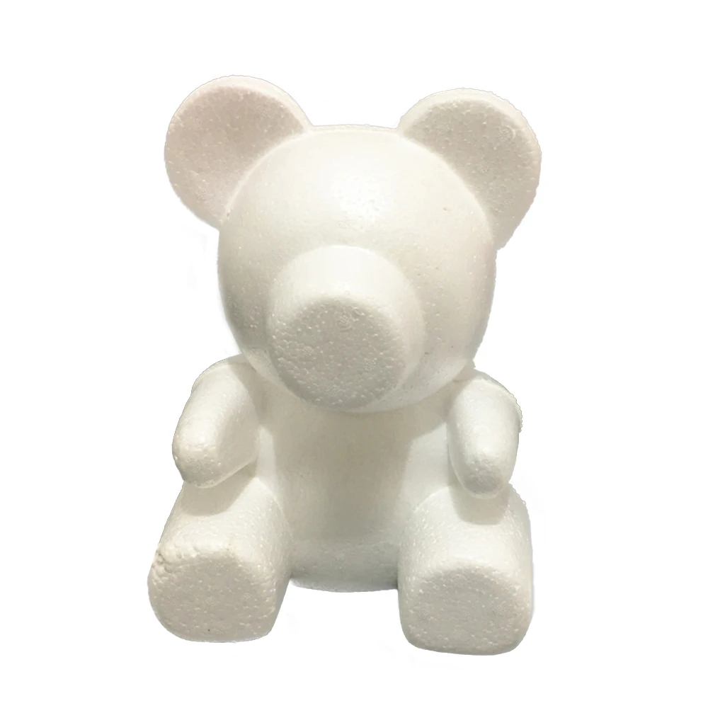 35 см DIY пенопласт медведь пенополистирол пенопласт моделирование Roseonly белые медведи плесень розовый медведь эмбрион пена сердечник подарок на день Святого Валентина