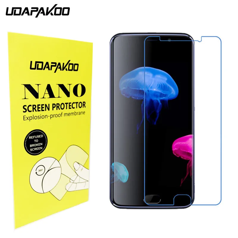 

Soft Glass film Nano Explosion-proof glass Screen Protector For Elephone C1 Max P5000 S8 Elephone S7 Mini P8 2017