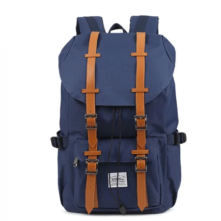 Популярный известный бренд женский туристический рюкзак холщовая школьная сумка для подростковые рюкзаки водонепроницаемый рюкзак Mochila - Цвет: Синий