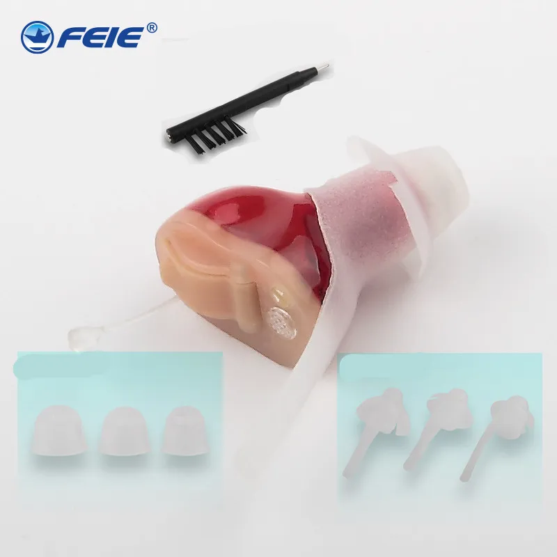 

CIC Digital 2 Channel 4 Bands Hearing Aid Medical Equipment S-10B Sound Amplifier In The Ear Portable Invisible free shipping