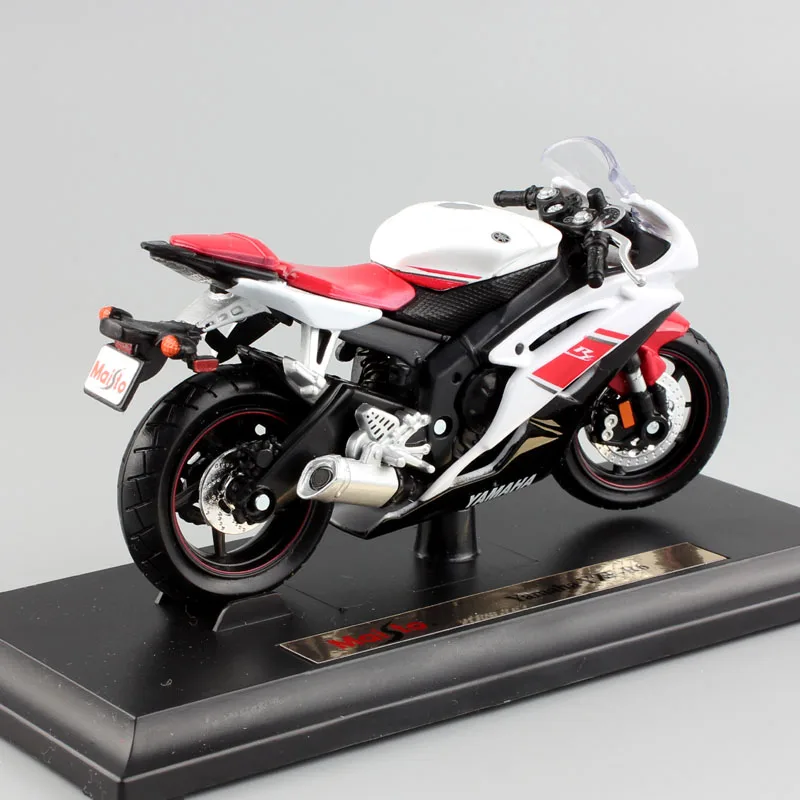 Бренд 1/18 масштаб детский YAMAHA YZF-R6 moto rcycle Супер спортивный гоночный Металлический Литой велосипед Модель автомобиля двигатель игрушка мото автомобиль в коробке