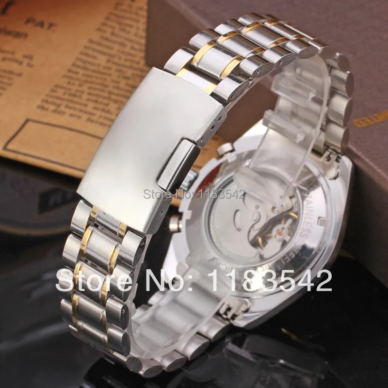 JAG6055M4T2 новые мужские автоматические Модные наручные часы серебристого цвета из нержавеющей стали