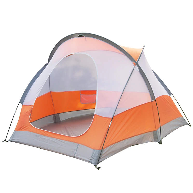 Outdoor Two Layers Outdoor Camping Tent 3-4 Person Breatheable Waterproof Tents 190T Polyester 3 season Windproof Hiking Tent