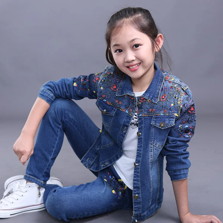 small girl jeans dress