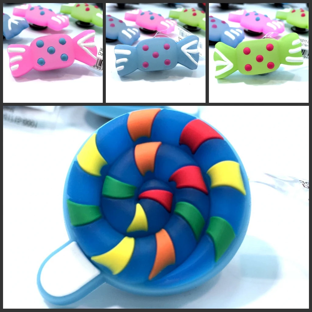 

1pcs High pvc shoe charms Candy Lollipop sweet Sell well Children gift parts shoe charms shoe clips
