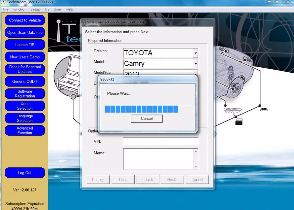 VXDIAG VCX NANO для TOYOTA TIS Techstream ECU ключ программист совместим с SAE J2534 Многоязычная поддержка 2000