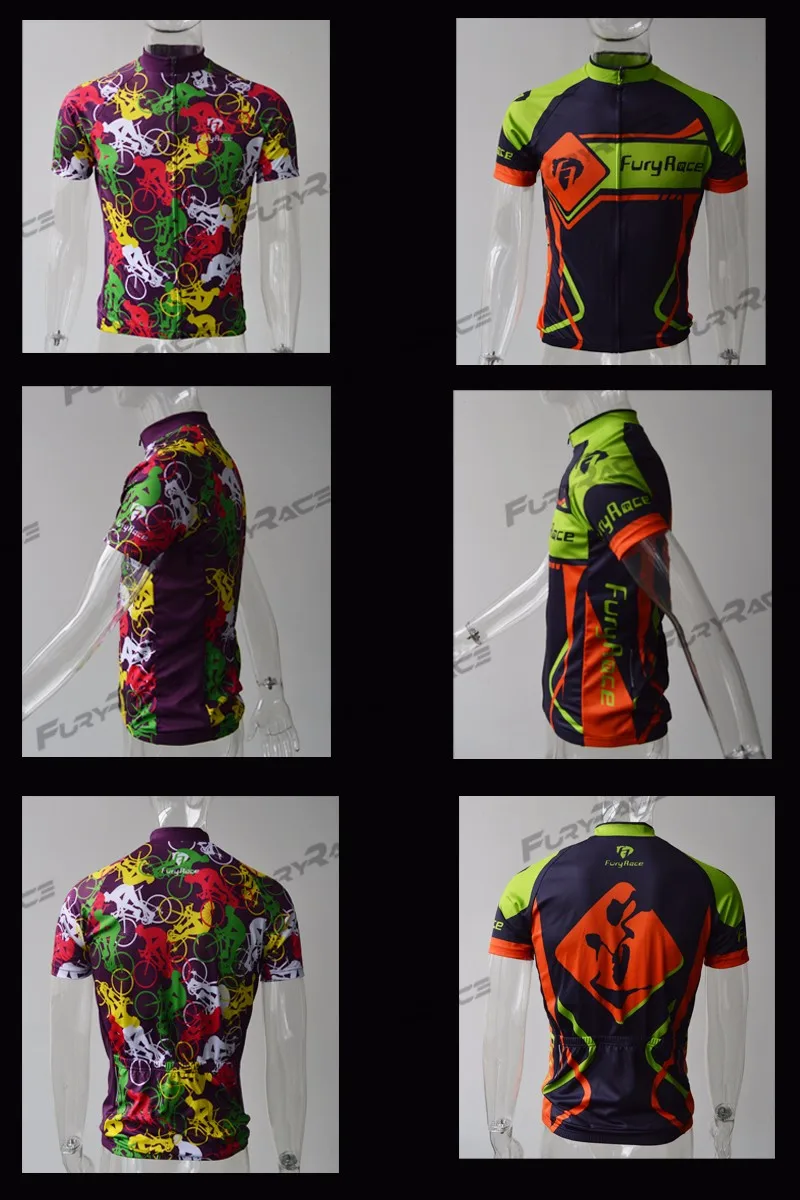 Fury Racing Мужская DH Горные Джерси с животным принтом MTB велосипед Roupa мотокросса гоночная футболка Майки для велоспорта свободная одежда