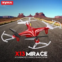 Rc самолета syma x13 чудо гироскопа 2.4 г 4ch 6-осевой мини rc вертолет quadcopter quad вертолет rtf дистанционного управления toys мальчиков подарки