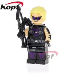 XH 870 Super Heroes Hawkeye Бесконечность войны цифры Зимний Солдат Алая ведьма строительных блоков игрушки Кирпичи обучения для детей