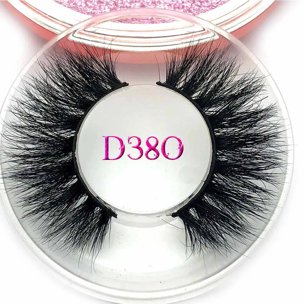 D380 Mikiwi D390, норковые ресницы, 3D, норковые ресницы, толстые, ручная работа, полная полоска, ресницы, безжалостные, роскошный макияж, драматические ресницы - Цвет: D380
