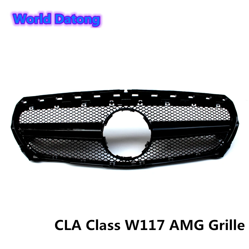 W117 подтяжка лица AMG Передняя решетка для Mercedes CLA класс ABS Материал C117 Benz автомобиль