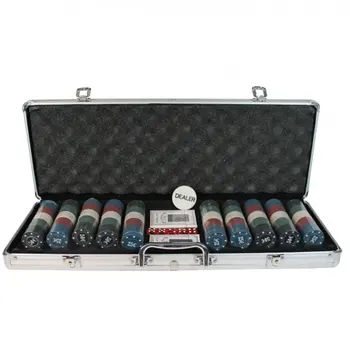 

Briefcase with 500 records, shuffles and dice poker