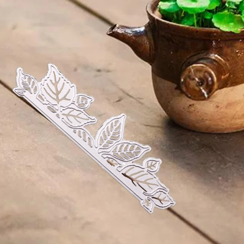 

Leaves Leaf Border Edge Cutting Dies Knife Mold Scrapbooking Dies Metal Embossing Stamps And Die For Card Making DIY