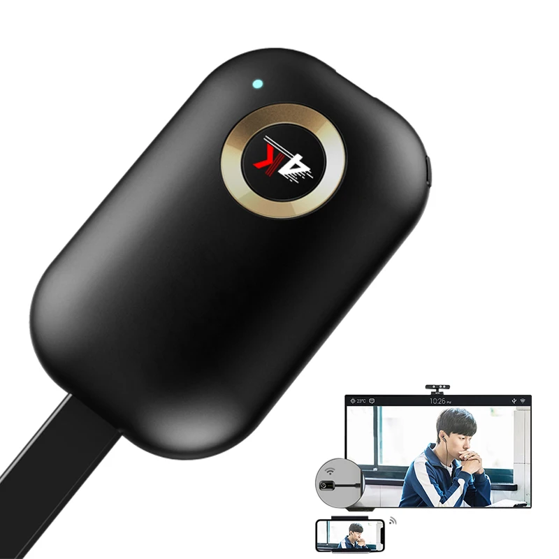 HDMI Беспроводной приемник дисплея 1080P 4K WiFi ключ 2 4/5 ГГц мобильный экран литой