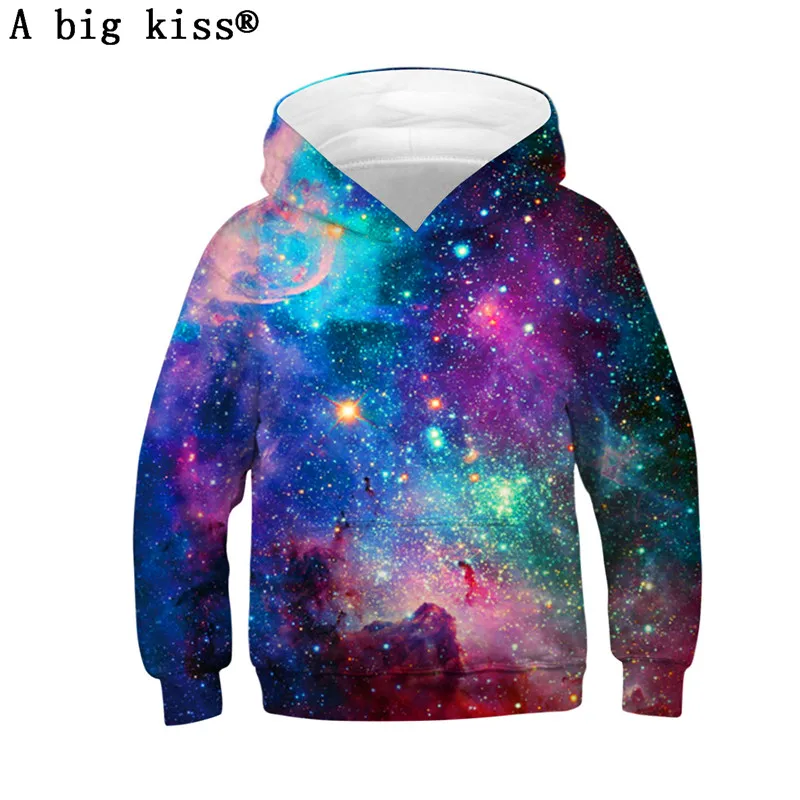

2019 cross-border explosion star 3D digital print children's sweater sports baseball uniform hooded shirt boys 3D hoodies