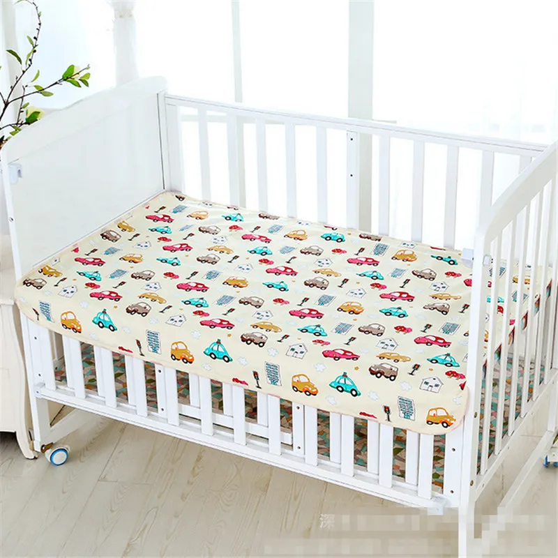 

Baby Waterproof Bedding Mat Kids Soft Sheet Newborn Urine Pad Playmat Blanket Care Carpet Period Clean Mat Cartoon Cool 80*120cm